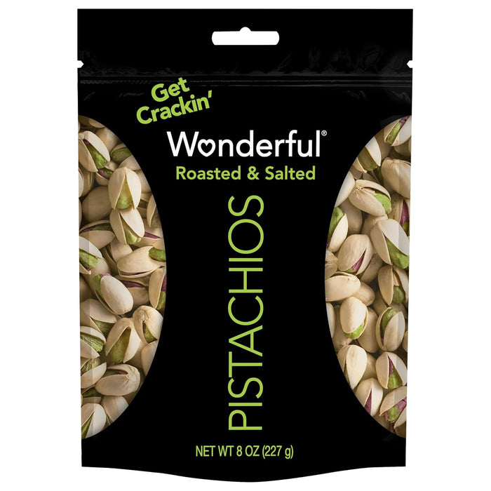 Wonderful Pistachios In Shell, Roasted & Salted Nuts, 48 Ounce Resealable Bag, Protein Snacks, Bulk Snacks, Healthy Snacks for Adults