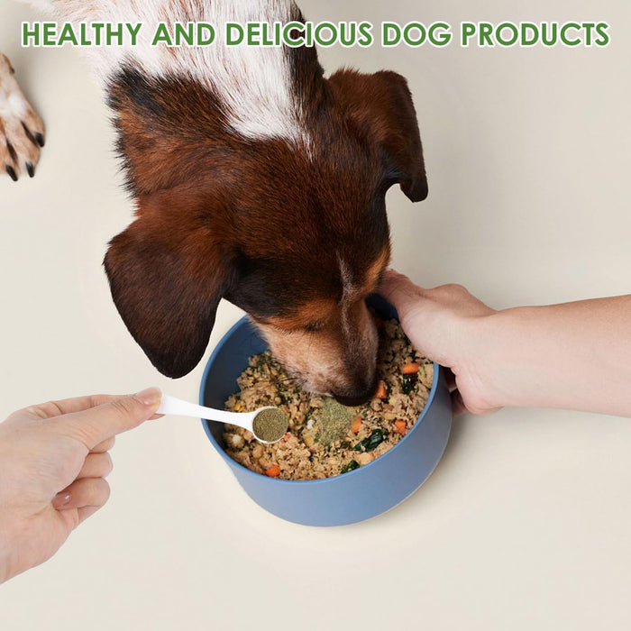 Dog Teeth Cleaning Powder，Dog Dental Powder，Herbal Mint for Cleaning Teeth and freshening Breath. Suitable for Small, Medium and Large Dogs.（3.52oz）
