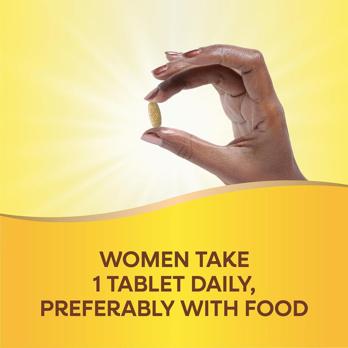 Nature's Way Alive! Women's Daily Ultra Multivitamin, High Potency Formula, Promotes Energy Metabolism and Muscle Function*, Women's Vitamins, Methylated Vitamin B12, 60 tablets