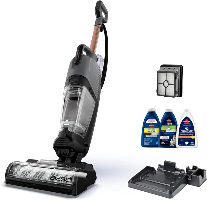 BISSELL® CrossWave® HydroSteam™ Deluxe Wet Dry Vac, Multi-Purpose Vacuum, Wash, and Steam, Formula Included, Green, 3515G