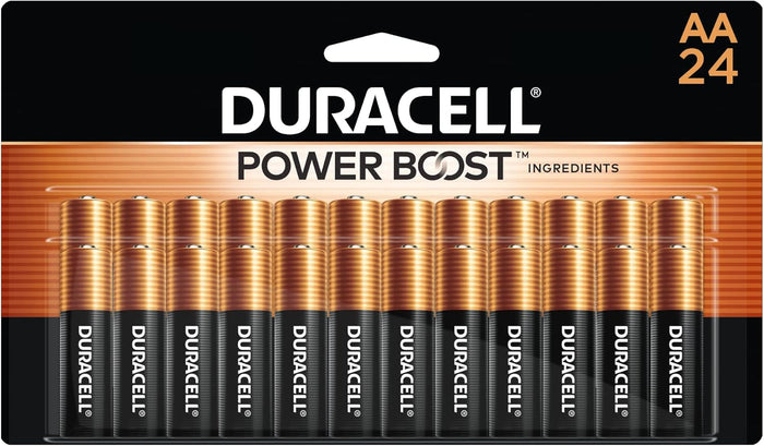 Duracell Coppertop AA + AAA Batteries, 56 Count (Pack of 1), Re-closable Pack for Easy Access and Organized Storage, 1 pack contains 28 Double A Batteries and 28 Triple A Batteries