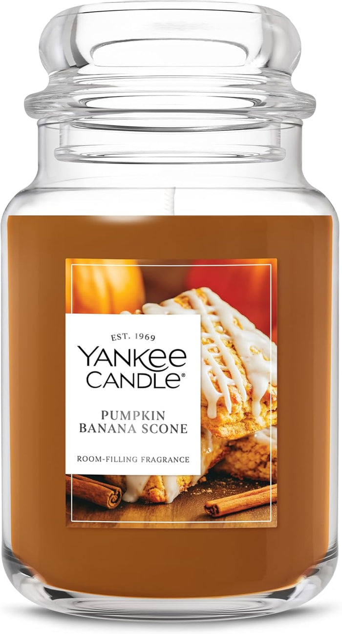 Yankee Candle Kitchen Spice, Holiday Scented Candle, 22oz Large Jar with up to 150 Hour Burn Time, Giftable