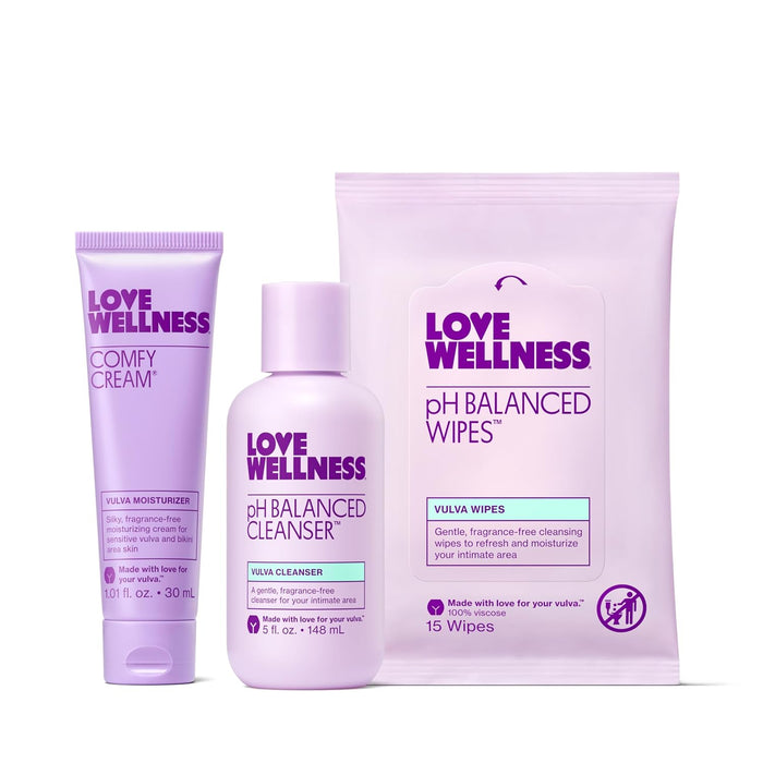 Love Wellness pH Balancing Cleanser | Feminine Vaginal Wash | Fragrance-Free | Vaginal Cleanser for Balanced pH, Intimate Health & Hygiene | Non-Irritating with Aloe Vera for Sensitive Skin | 5 Fl Oz