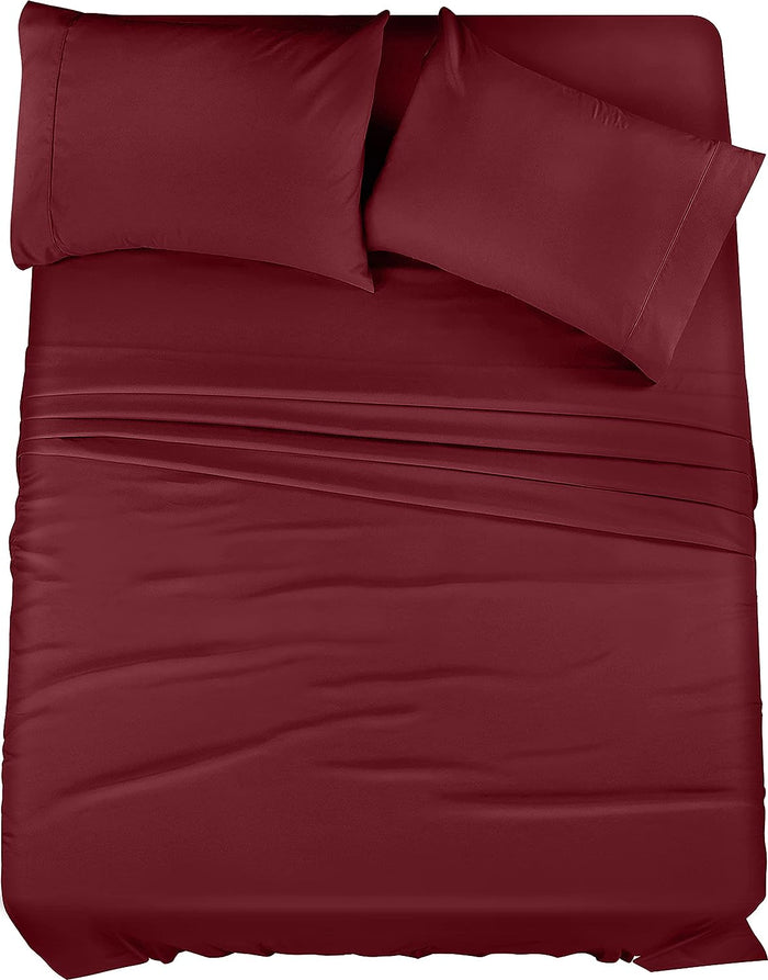 Utopia Bedding Soft Breathable Microfiber Queen Sheet Set