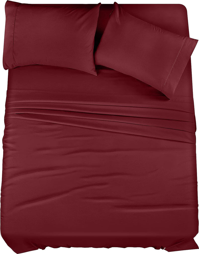 Utopia Bedding Soft Breathable Microfiber Queen Sheet Set