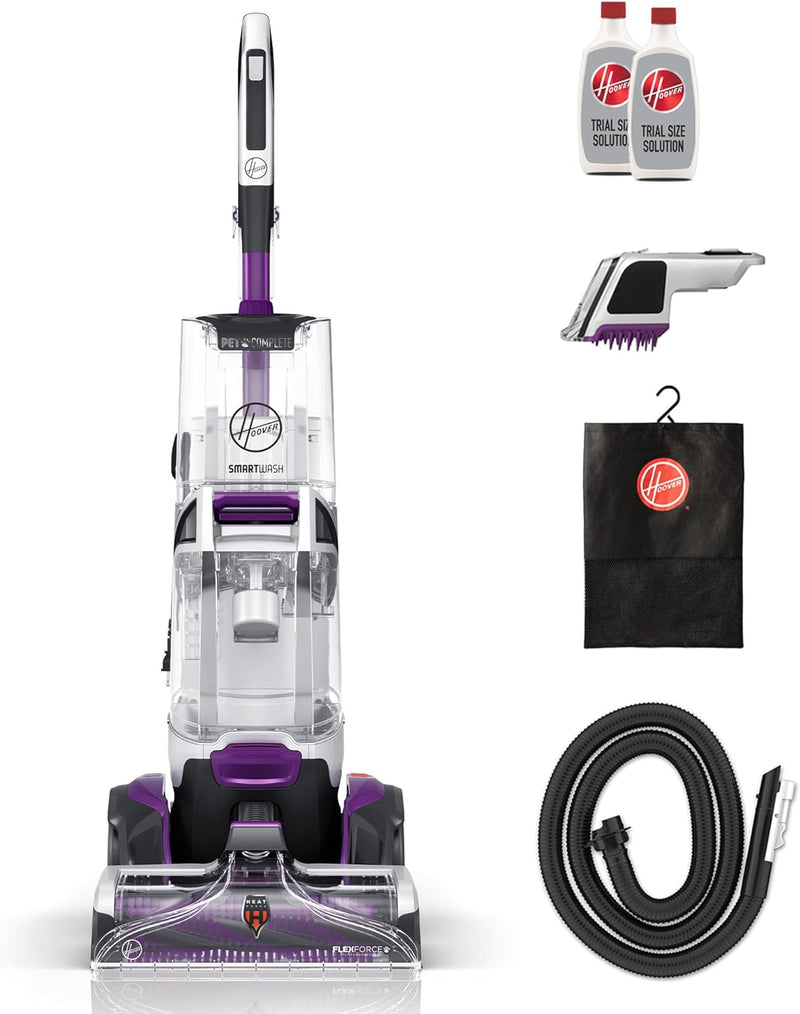 Hoover SmartWash Automatic Carpet Cleaner Machine, Deep Cleaning Carpet Shampooer Machine, Pair with a Hoover Cleaner Solution for a Bright, Refreshed Home