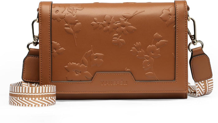 Crossbody Bags for Women RFID Vegan Leather Small Phone Passport Holder Travel Wallet Shoulder Purses for Ladies Handbags