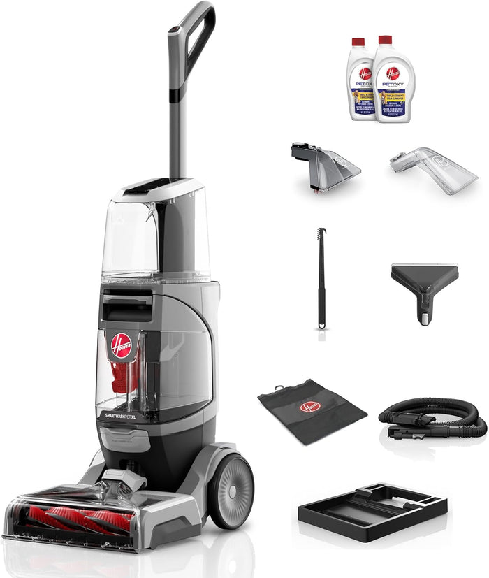 Hoover SmartWash Automatic Carpet Cleaner Machine, Deep Cleaning Carpet Shampooer Machine, Pair with a Hoover Cleaner Solution for a Bright, Refreshed Home