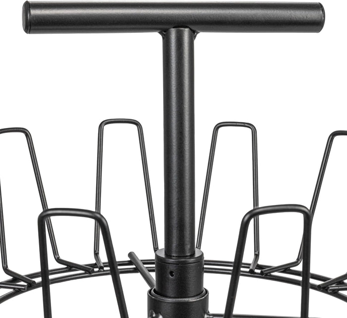Household Essentials 3-Tier Shoe Storage Tree, Matte Black