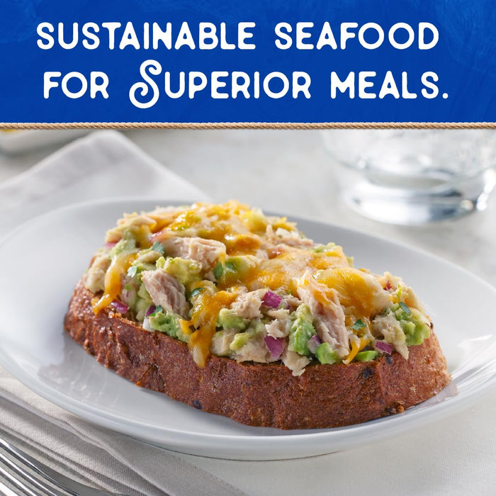 Blue Harbor Fish Co. Wild Albacore Tuna in Water with Sea Salt - 3 oz Pouch (Pack of 12)