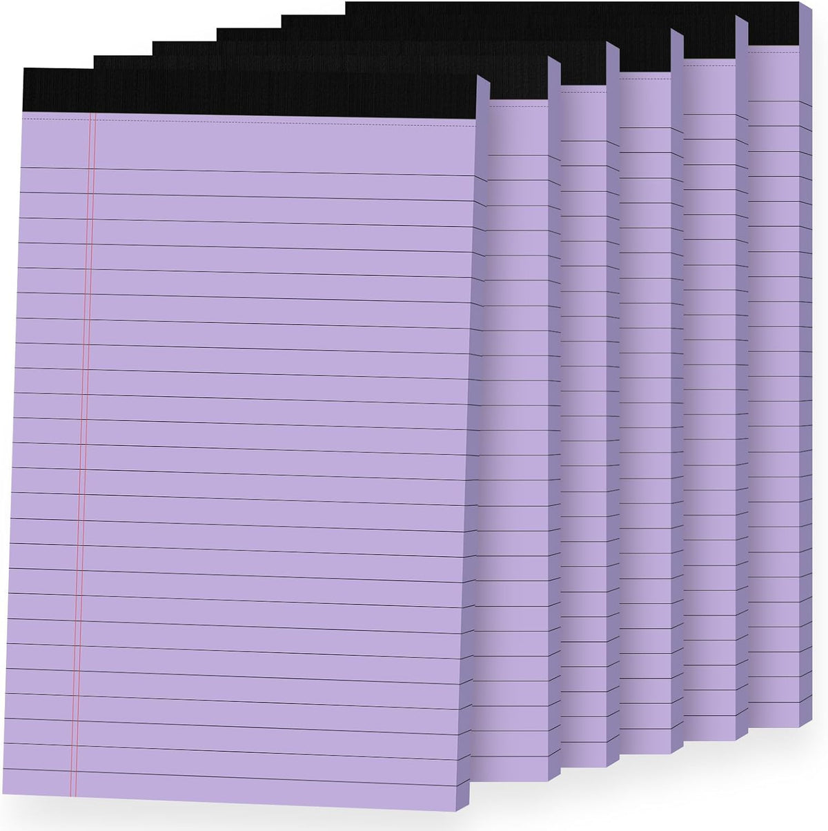 5pcs Small Note Pads, Color Notepads 5x8 College Ruled Notebook, Writing Pads 5 x 8, Legal Pads, Memo Pad Paper Perforate Narrow Ruled Notebooks for Work, School, Office Supplies,30 Sheets/Pack