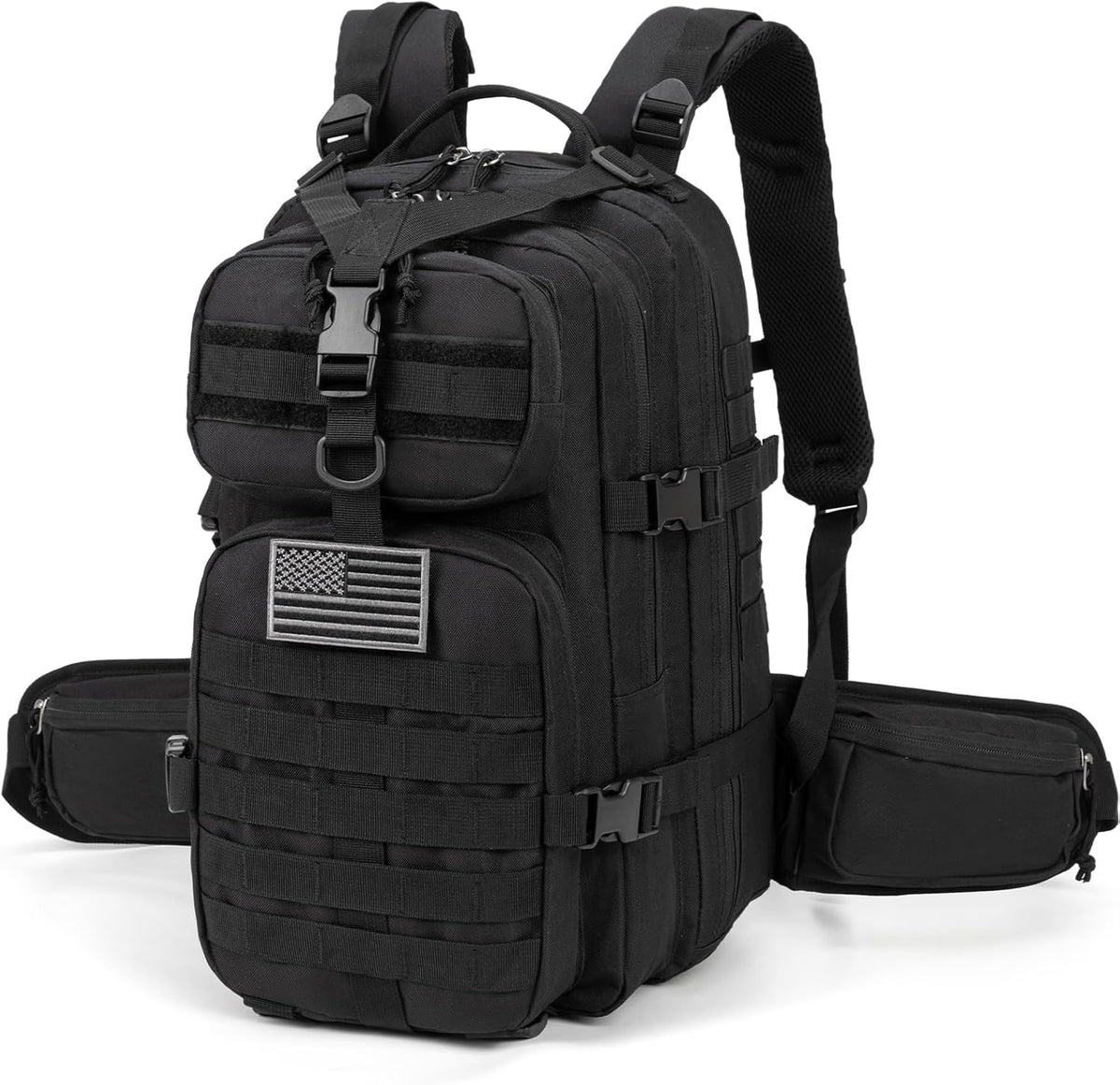 Tactical backpack, assault bag, hydration backpack, men's military enthusiast camping backpack, 3-day bag(Camouflage)