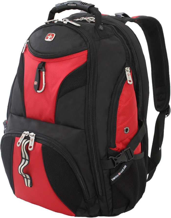 SwissGear 1900 Scansmart TSA 17 Laptop Backpack, Black/Black, 19-Inch