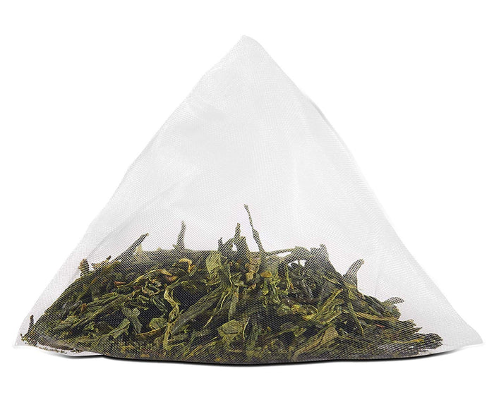 Two Leaves and a Bud Organic Tamayokucha Tea Bags, Whole Leaf Tea in Compostable Sachets, Japanese Green Tea, Light Flavor, 100 Count (Pack of 1)