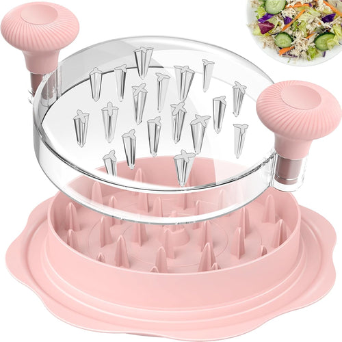 10" Pro Chicken Shredder Tool Twist Large for Kitchen, BPA-Free Food-Safe Meat Grinder, Visible Chicken Breast Meat Shredder with Strong Anti-Slip Bottom & Ergonomic Handle, Black