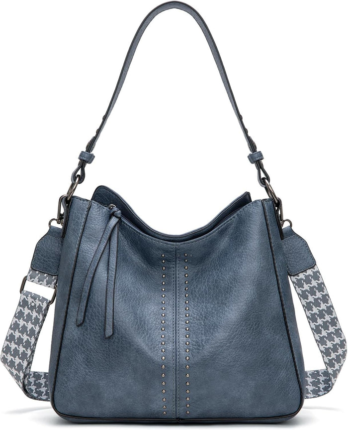 Montana West Medium Hobo Bags for Women Top Handle Satchel Shoulder Purse Bucket Handbag