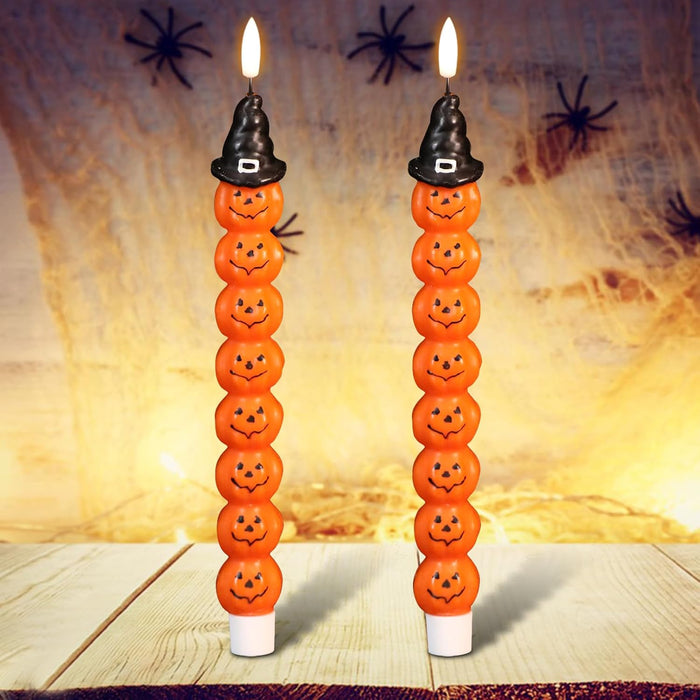 GenSwin Flameless Candles Black 4 Pcs