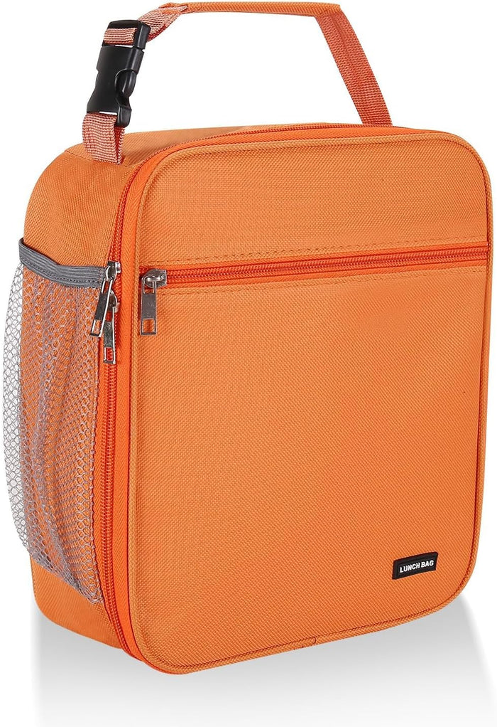 Lunch box Lunch bag for men women Insulated Lunchbox Lunch bags for Work Picnic Travel (Black)