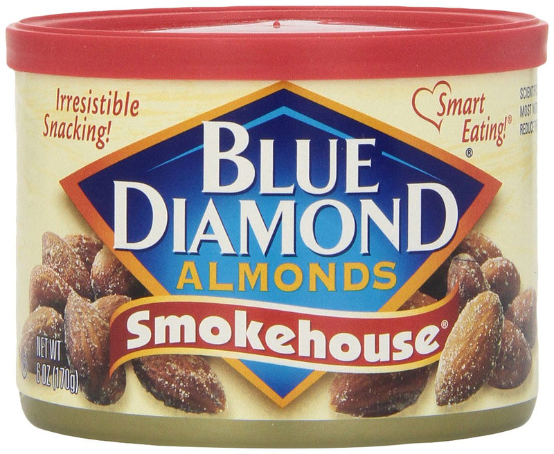 Blue Diamond Almonds, Snack Nut Flavored Honey Butter perfect for on-the-go and snacking, 6 Ounce Can