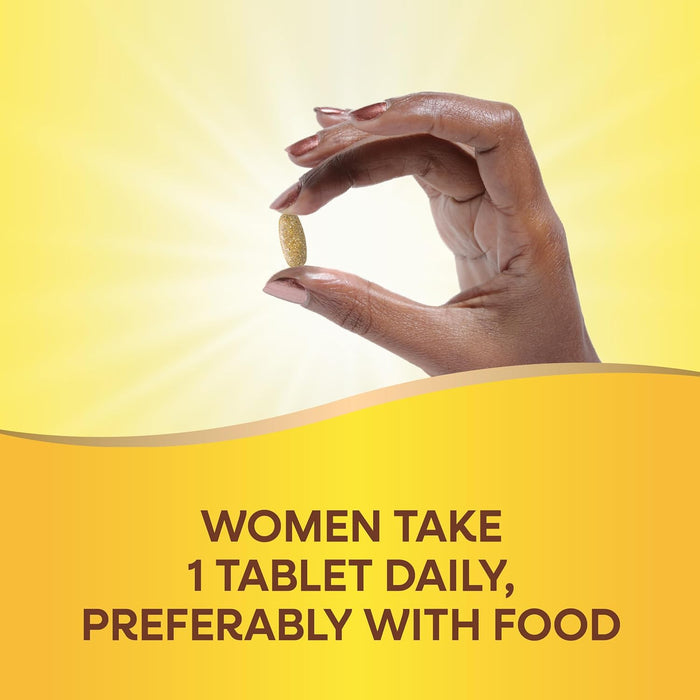 Nature’s Way Alive! Vitamins for Women 50 Plus, Complete Multivitamin, High Potency Formula, with Methylated B12, Gluten-Free, 60 Tablets