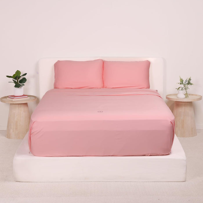 THE LAD COLLECTIVE 2.0 Bedding Set - 4 Piece Sheet & Pillow Case Set, Custom Blend, Soft, Comfortable, Temperature Regulating, & Easy-to-Use - (Twin XL, Aspen)