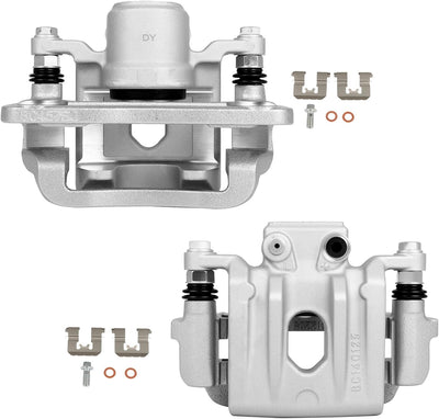 SCITOO 19B6271S 19B6270S Rear Left & Right Disc Brake Calipers Assembly w/Bracket For Kia For Sorento 2014-2018