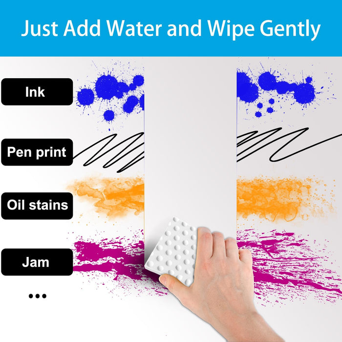 Magic Sponge Erasers, 100 Pack 2X Density Stronger Melamine Sponge Foam Pads, Multi-Functional Household Cleaning Cleaner for Kitchen, Bathroom, Bathtub, Sink, Wall Cleaner