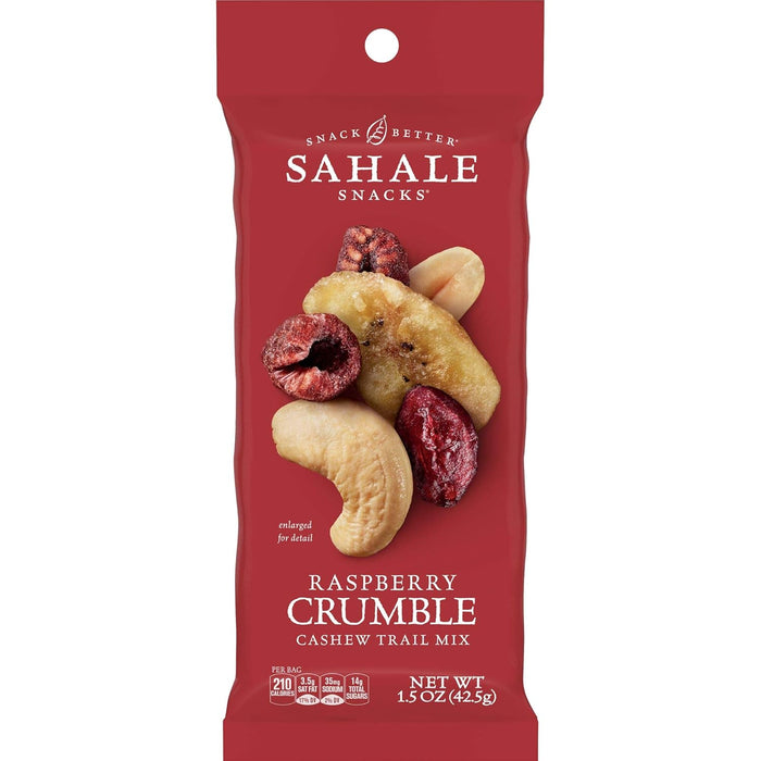 Sahale Snacks Berry Macaroon Almond Trail Mix, 7 oz Pouches (1 Pack) - Dry-Roasted Deluxe Mixed Nuts - Coconut, Blueberries & Apples - Non-GMO, Kosher Trail Mix & Certified Gluten-Free Snacks