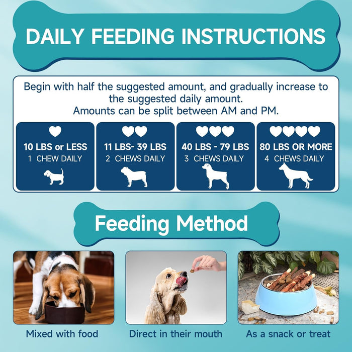 Flea and Tick Prevention for Dogs Chewables, 200 Soft Treats, Natural Dog Flea and Tick Treatment, Oral Flea Chews for Dogs Supplement, Flea and Tick Chews for Dogs Puppies, All Breeds & Sizes