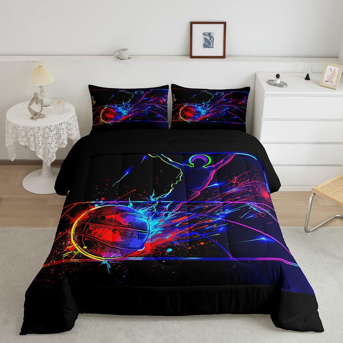 Bull Skull Comforter Set Queen Boho Bedding Ethnic Horns Bohemian Bedding Comforter Sets Black Brown Tribal Symbol Mysterious Aztec Bedroom Decor Abstract Geometric Duvet Insert for Men Boys