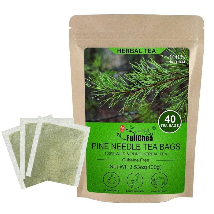 FullChea - Ginkgo Biloba Tea Bags, 36 Teabags - Premium Dried Ginkgo Biloba Leaves - Non-GMO - Caffeine-free - Support Memory & Focus