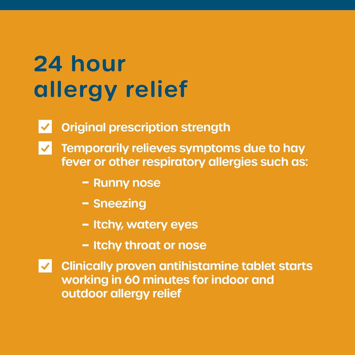 HealthCareAisle Allergy Relief - Levocetirizine Dihydrochloride Tablets USP, 5 mg, 160 Tablets, Original Prescription Strength Allergy Medication, 24-Hour Relief, 80 Count (Pack of 2)