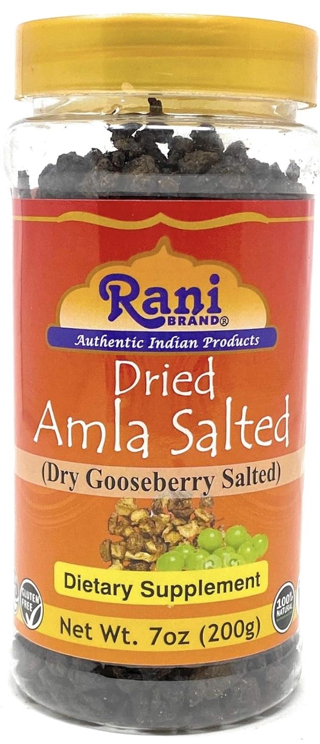 Rani Amla Murabba (Indian Gooseberries in Sugar Syrup) 17.5oz (1.1lbs) 500g Glass Jar ~ All Natural | Vegan | Gluten Free | NON-GMO | No Colors | Popular Indian Condiment, Indian Origin
