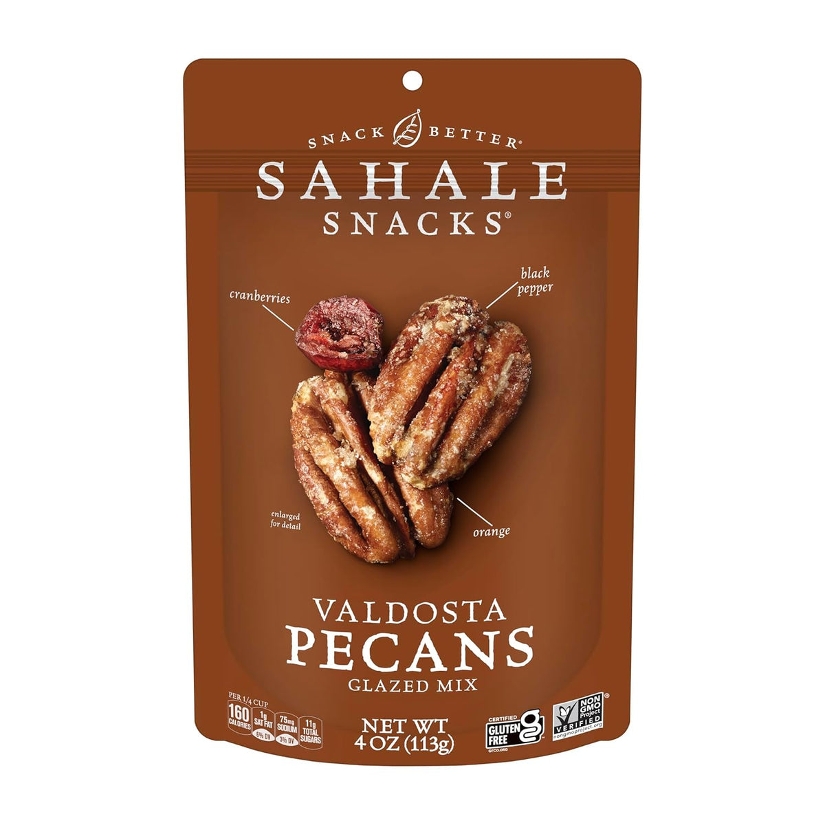 Sahale Snacks Pomegranate Vanilla Cashews, 1.5 oz Bags (18 Packs) - Dry-Roasted Deluxe Mixed Nuts with Pomegranate Infused Apples & Madagascar Vanilla - Non-GMO, Kosher, & Certified Gluten-Free Snacks