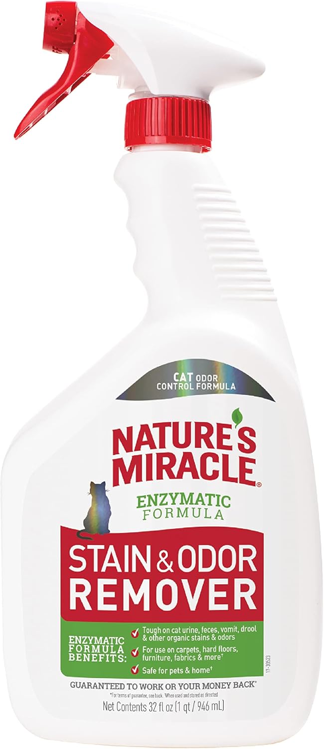 Nature's Miracle Stain and Odor Remover Cat, Odor Control Formula, Pour