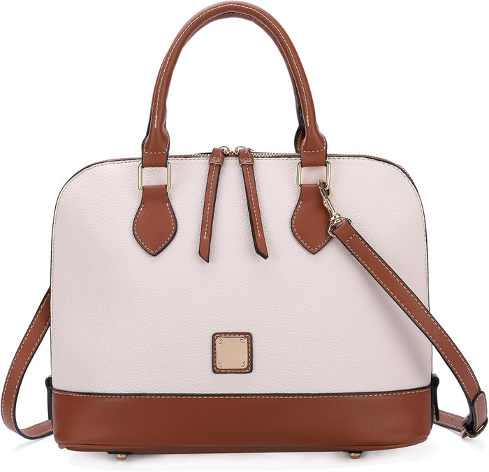 GAEKEAO Top Handle Bag for Women Faux Leather Satchel Bags Hobo Bags Crossbody Tote Purse with Detachable Satchel Strap