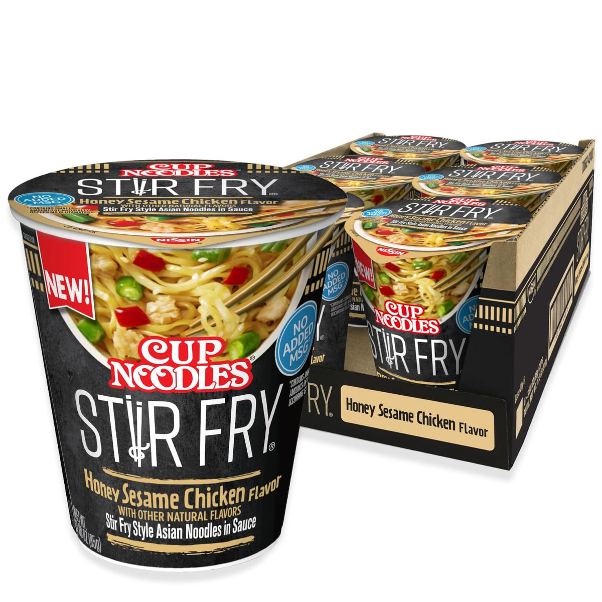 Nissin Chow Mein Noodles, Teriyaki Chicken, 4 Ounce (Pack of 8)