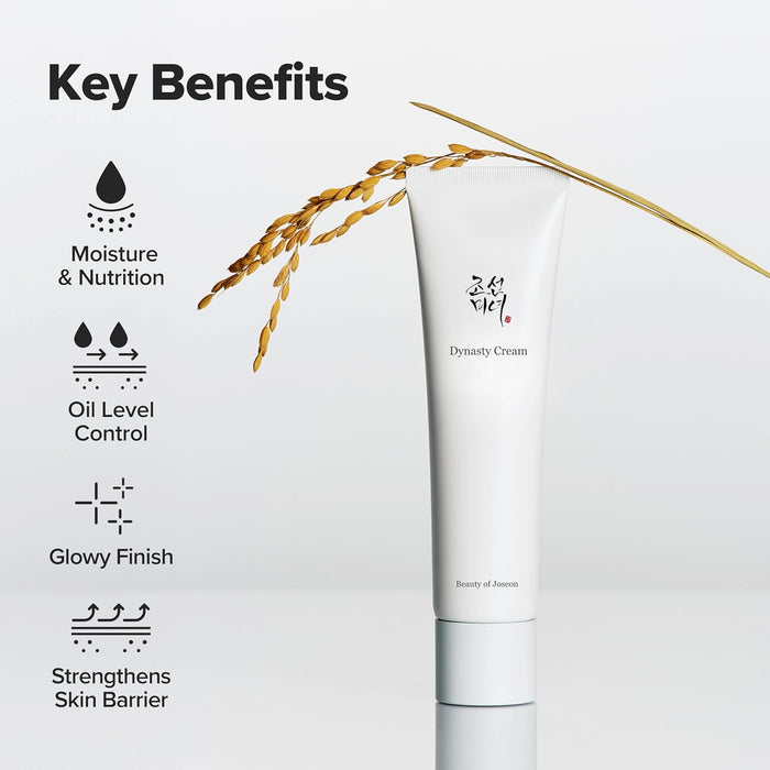 Beauty of Joseon Dynasty Cream Hydrating Face Moisturizer for Dry, Sensitive Skin, Korean Skincare for Men and Women 50ml, 1.69 fl.oz.