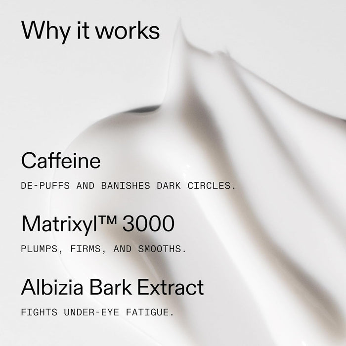 The INKEY List Caffeine Eye Cream - Reduces Dark Circles, Brightens & Depuffs, Targeted Eye Treatment