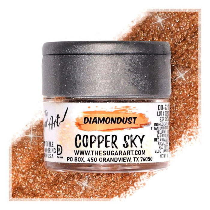 Green Edible Glitter for Drinks, Cocktails, Cake Decorating, Strawberries, Chocolates & More | No Taste | 4g | 100% Food-Safe | Kosher, Vegan, Gluten & Nut Free | DiamonDust by The Sugar Art