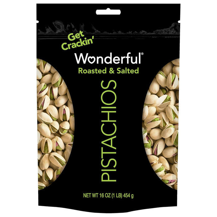 Wonderful Pistachios In Shell, Roasted & Salted Nuts, 48 Ounce Resealable Bag, Protein Snacks, Bulk Snacks, Healthy Snacks for Adults