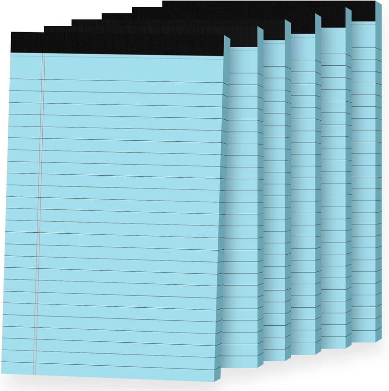 5pcs Small Note Pads, Color Notepads 5x8 College Ruled Notebook, Writing Pads 5 x 8, Legal Pads, Memo Pad Paper Perforate Narrow Ruled Notebooks for Work, School, Office Supplies,30 Sheets/Pack
