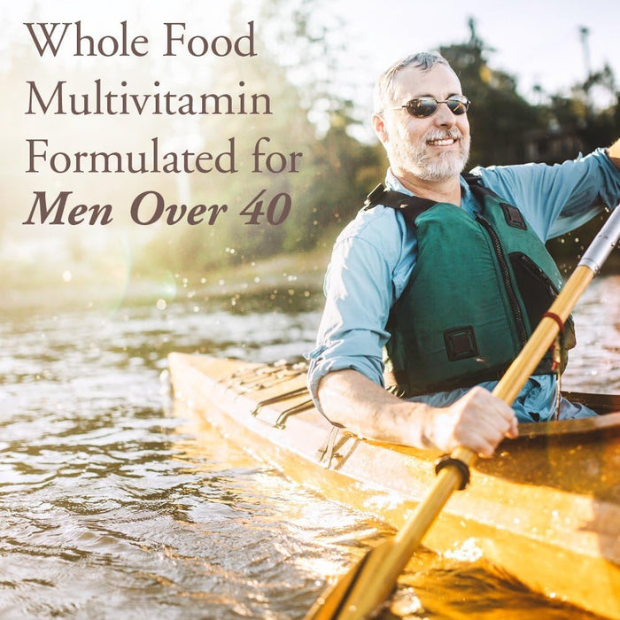 Garden of Life Organics Whole Food Multivitamin for Men 40+, Vegan Mens Multi for Health & Well-Being Certified & Minerals for Men Over 40 Mens Vitamins, 120 Tablets