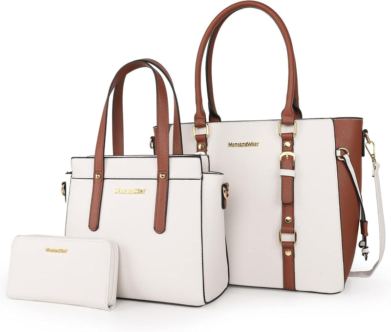 Montana West 3PCS Purses for Women Tote Bag and Wallet Set Shoulder Satchel Handbags
