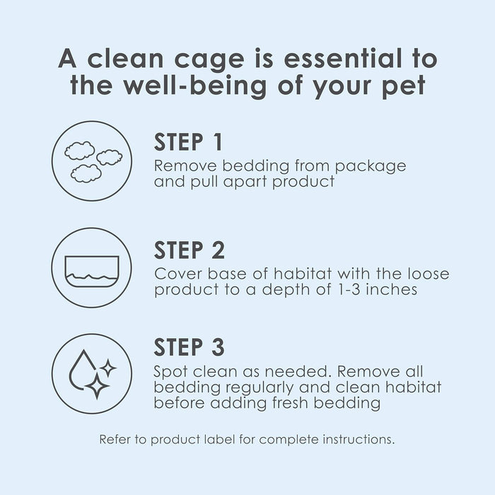 Kaytee Clean & Cozy Natural Paper with Extreme Odor Control Bedding, Made with 100% Recycled Paper