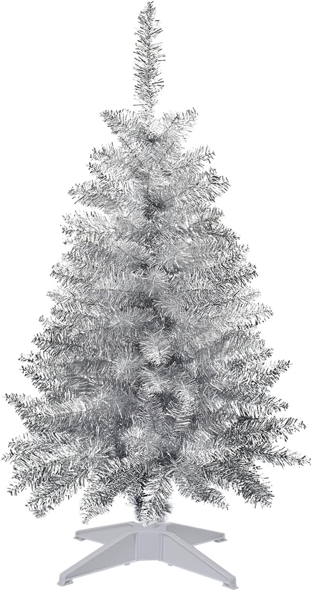 Small Christmas Tree 3FT Artificial Desktop Xmas Tree for Holiday Decor 160 Branch Tips,Green