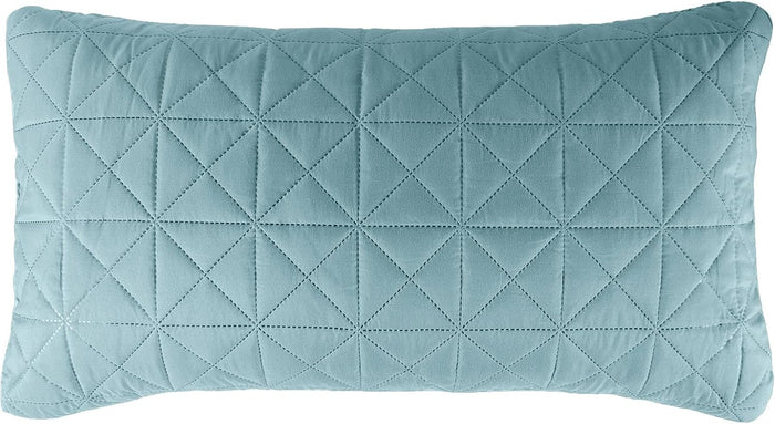 Vianney Queen Comforter Set – Novo Malaga Reversible Quilt 91x93 Inches with 2 Standard Pillow Shams, Soft Lightweight All-Season Bedding in Light Blue and White