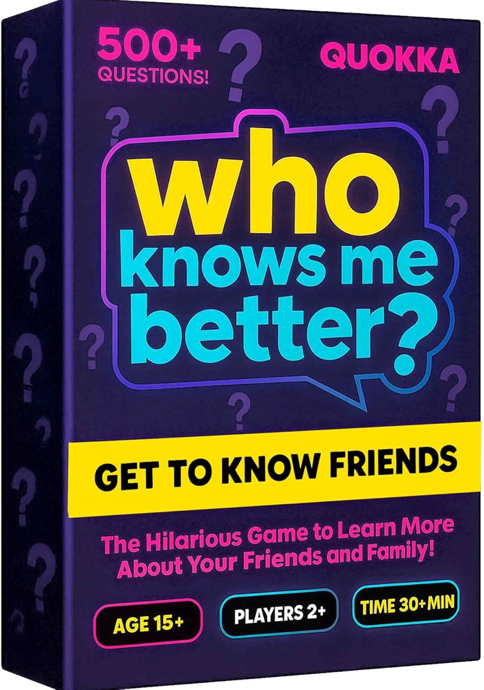 QUOKKA Who Knows Me Better? - Hot & Wild Edition | Bold & Spicy Party Card Game for Adults Only | 500+ Daring Questions to Expose Your Friends’ Deepest Desires