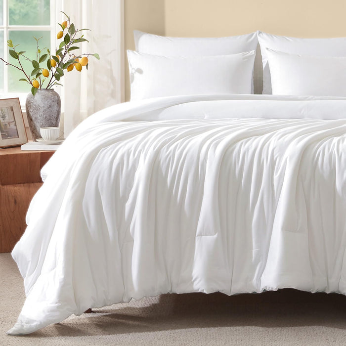 Queen Comforter Set, Comforters Queen Size Luxury Ultra-Soft Jersey Knit Bedding Sets, Dark Grey Lightweight Down Alternative Bed Comforte Queen for All Season, 3 Piece Bedding Setrey