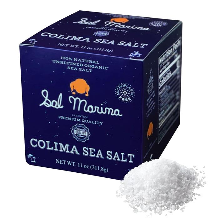 SAL MARINA | Unrefined Colima Sea Salt 9lbs | Kosher Salt 100% Natural - Vegan Gluten Free Organic Table Salt Seasoning Food